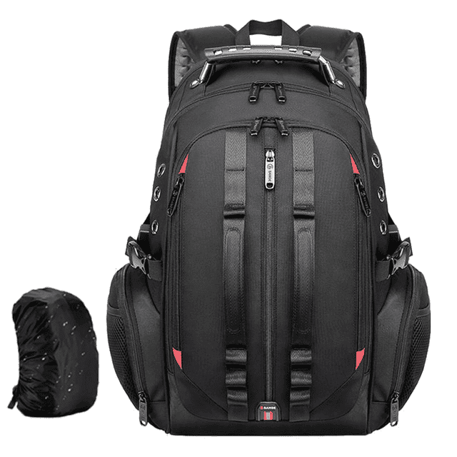 Mochila Bange impermeável 45l com entrada para fone de ouvido e entrada USB para carregamento de bateria de celular