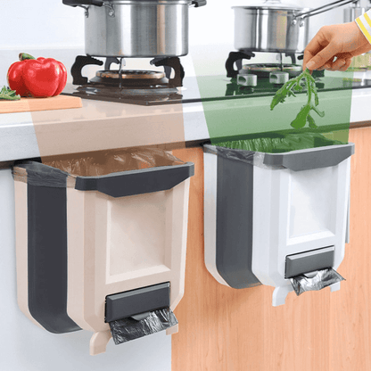 Lixeira de pendurar dobrável 8L/10L