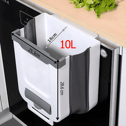 Lixeira de pendurar dobrável 8L/10L