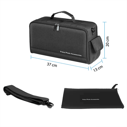 Mochila impermeável para câmeras, lentes e acessórios fotográficos com entrada para fone de ouvido e entrada USB para carregamento de celular