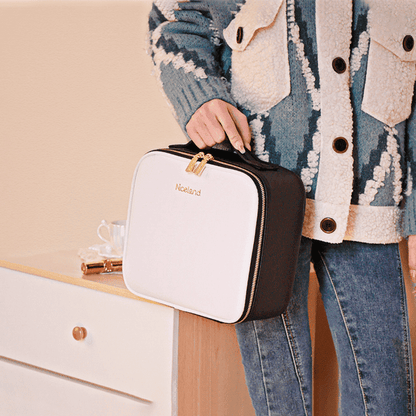 Make-up-Organizer-Tasche mit Spiegel und integrierter LED