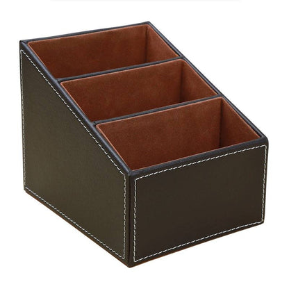Caixa organizadora para escritório com 3 compartimentos (modelo 1)