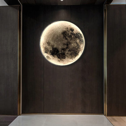 Sophisticated moon wall lamp