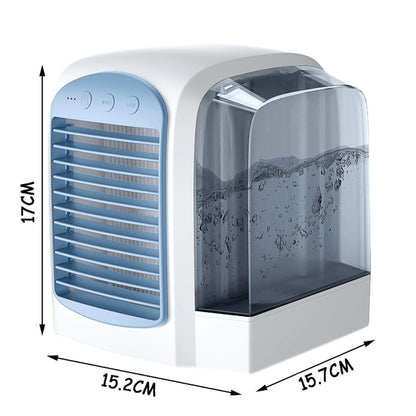 Mini refrigerador/ar condicionado/ventilador portátil com entrada USB (modelo 2)
