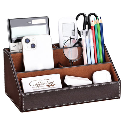 Office organizer box with 5 compartments
