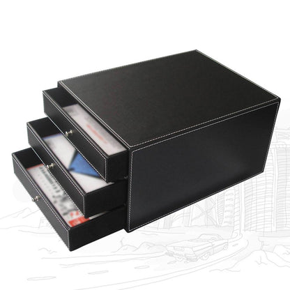 Aufbewahrungsbox für Büroakten mit Schubladen