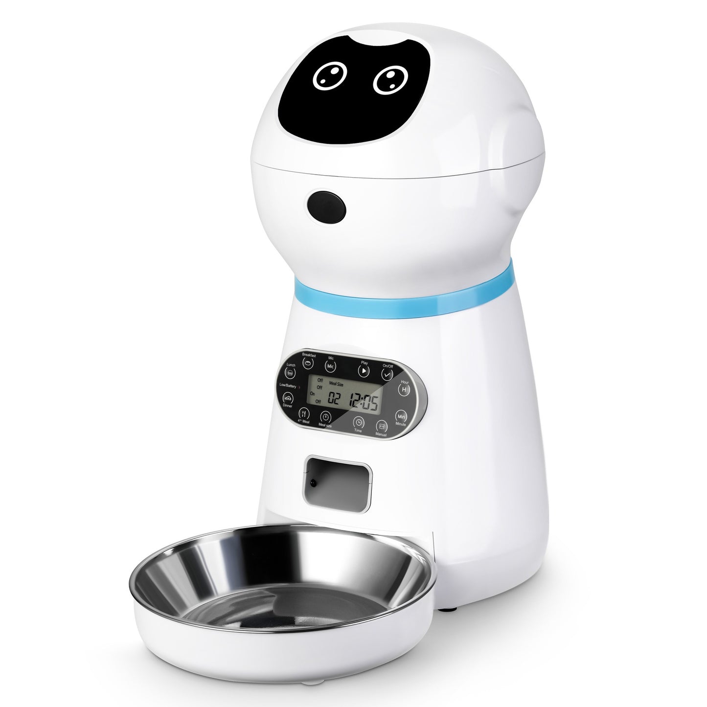 Intelligenter Fütterungsroboter für Haustiere mit programmierbarer Zeit und Portion