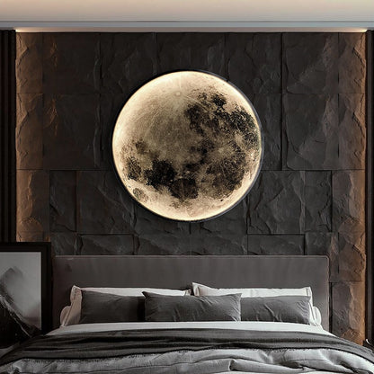 Luminária sofisticada de parede lua