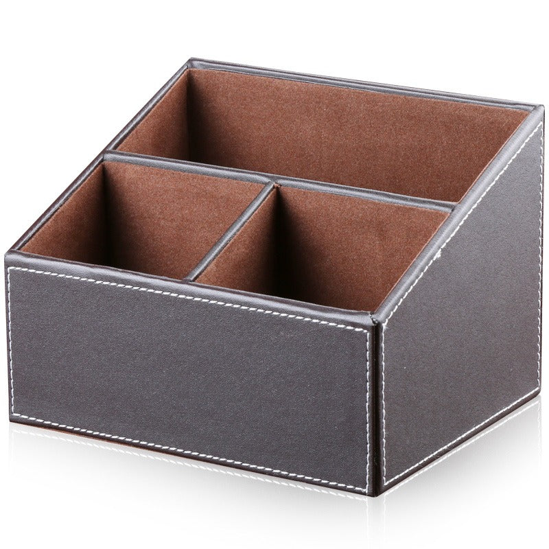 Caixa organizadora para escritório com 3 compartimentos (modelo 2)
