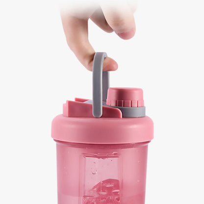 500 ml/600 ml auslaufsichere Wasserflasche und Shaker/Shaker