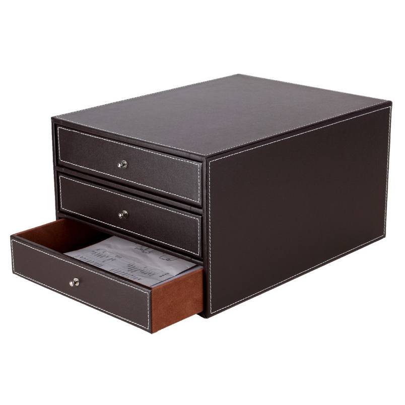 Office file storage box with drawers