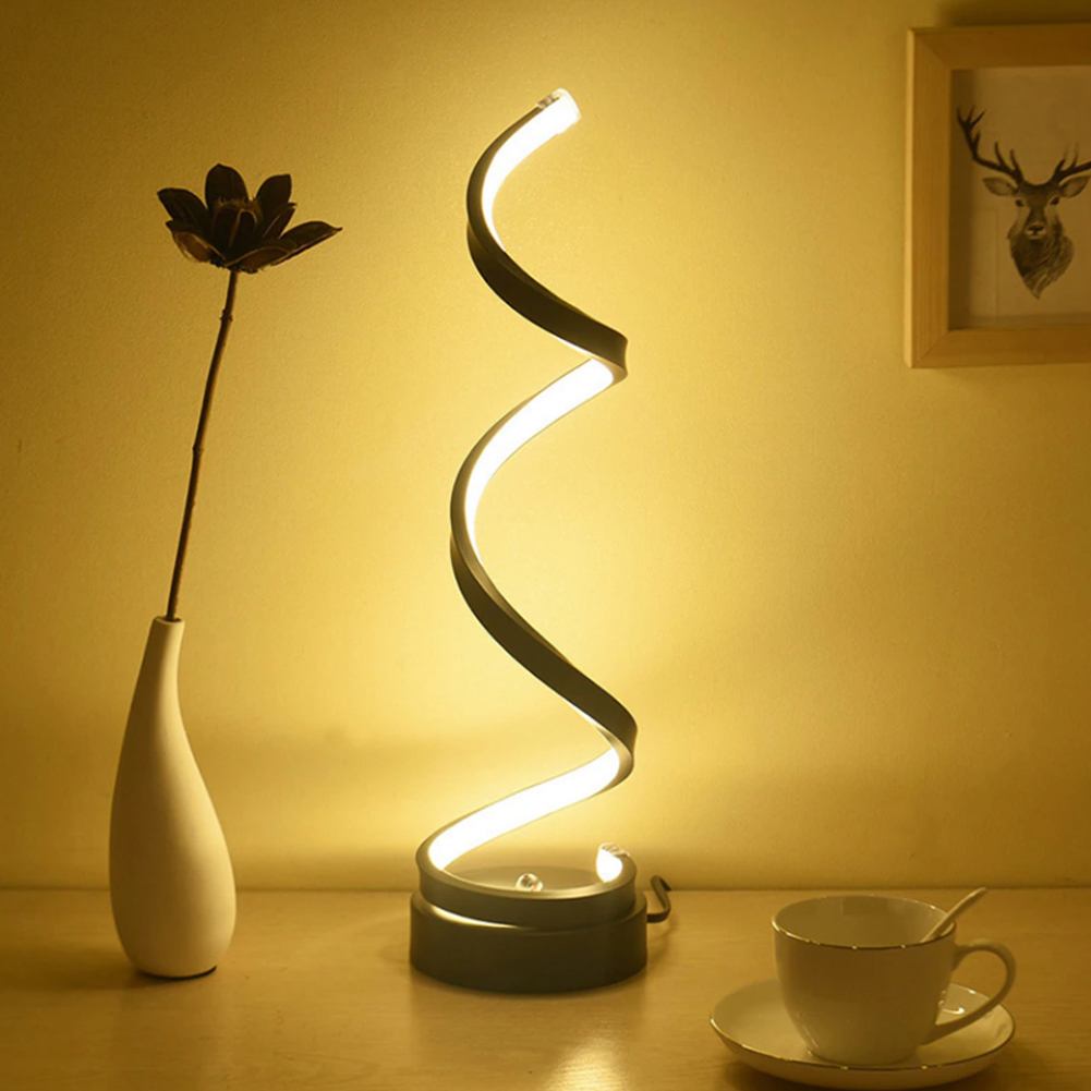 Sophisticated spiral lamp