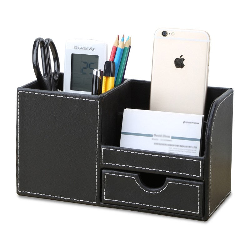Organizer-Box mit Schublade und Bleistift- und Stifthalter für das Büro