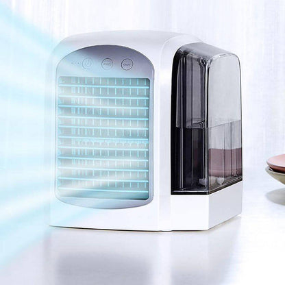 Tragbarer Mini-Kühlschrank/Klimaanlage/Ventilator mit USB-Anschluss (Modell 2)