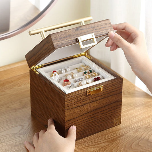 Wooden jewelry box/jewelry box (model 2)