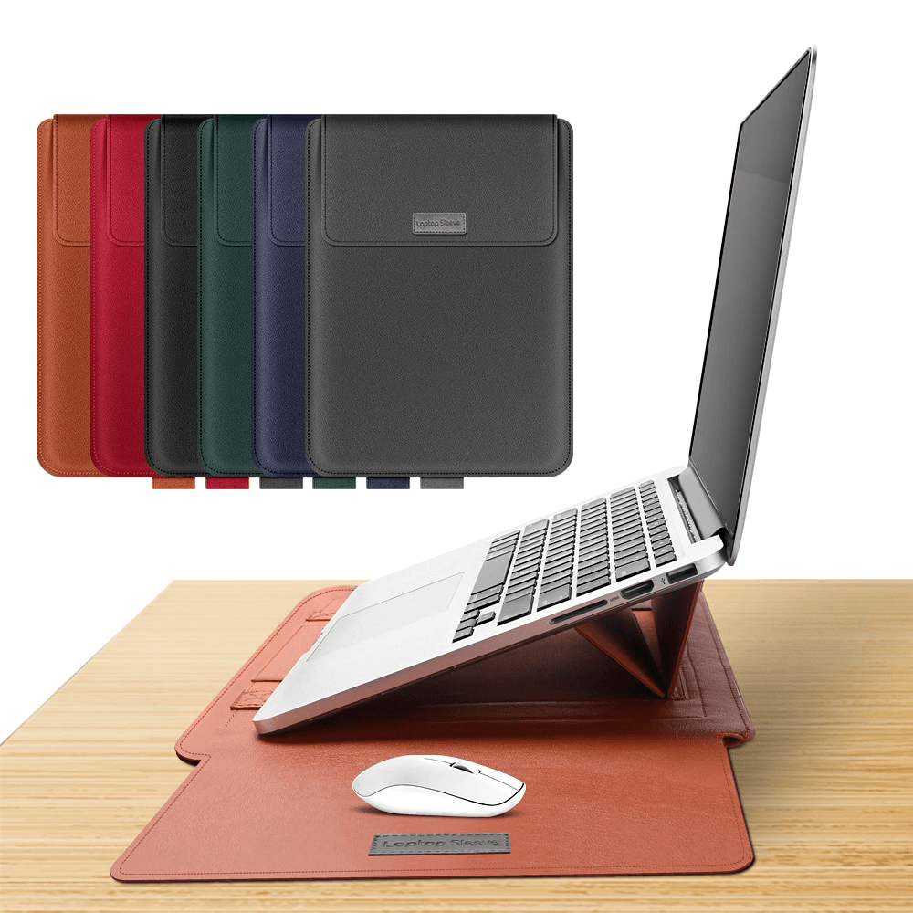 Mouse pad / pasta com suporte para notebook + estojo para mouse e estojo para carregador - Rede Canan