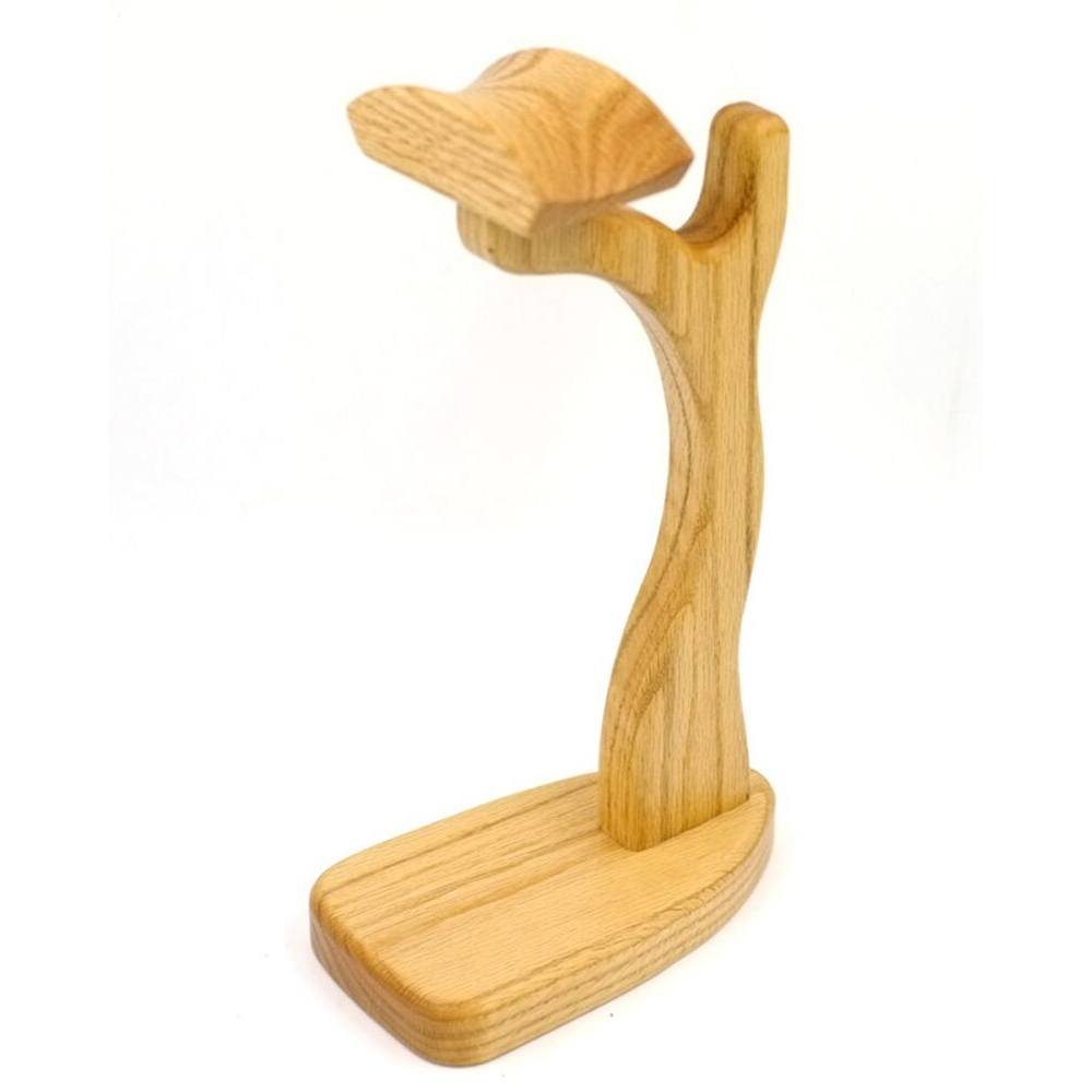Tree branch shaped headset headphone stand