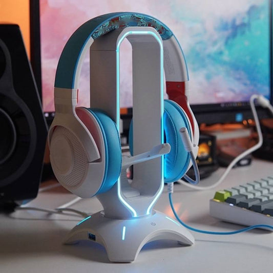 Headset Headphone Stand with RGB Lights (Model 2)