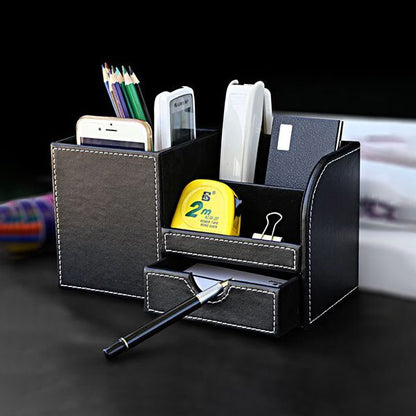 Organizer-Box mit Schublade und Bleistift- und Stifthalter für das Büro