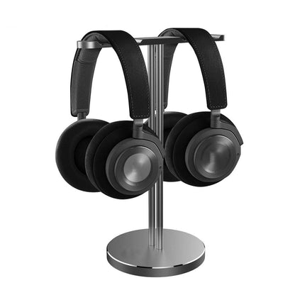 Dual support for headset headphones