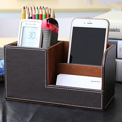 Organizer-Box mit Bleistift und Stifthalter für das Büro