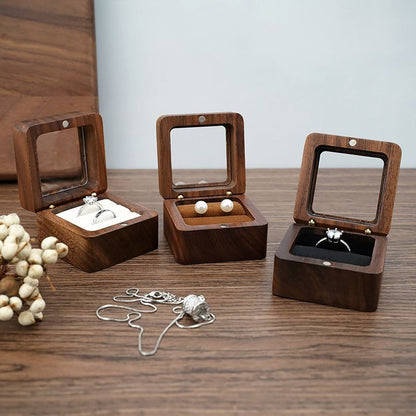 Wooden ring box