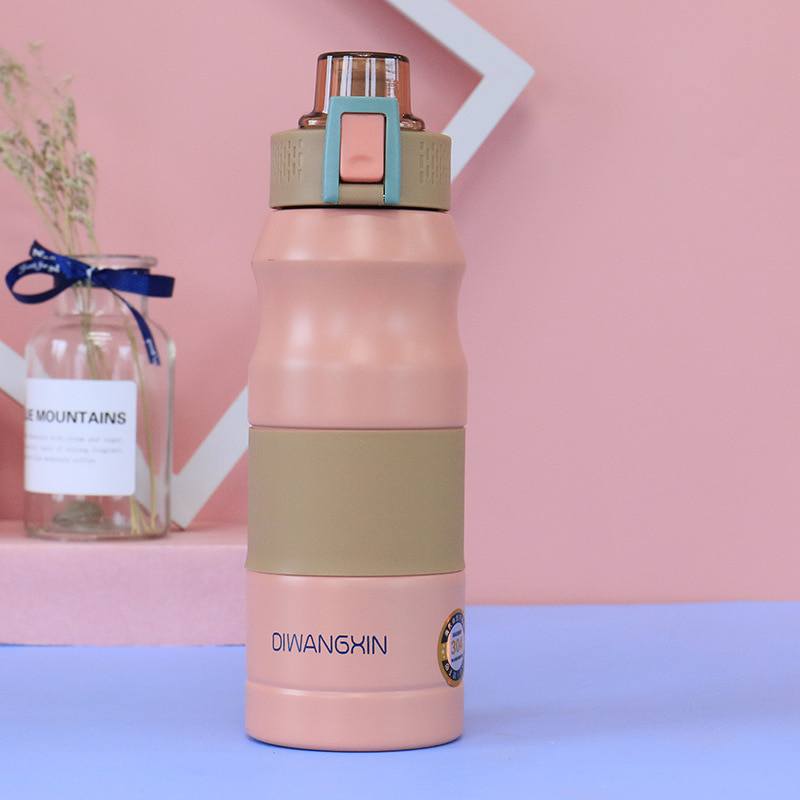 Leak-proof stainless steel thermos bottle 500ml/680ml