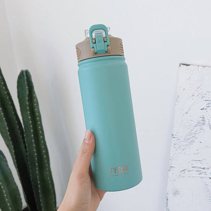Leak-proof stainless steel thermos bottle 530ml/750ml
