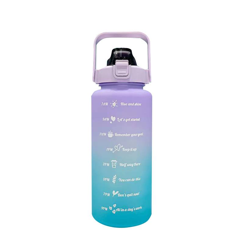 Leakproof TikTok Colorful Water Bottle 2000ml