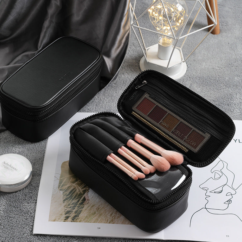 Makeup bag/case with double compartment