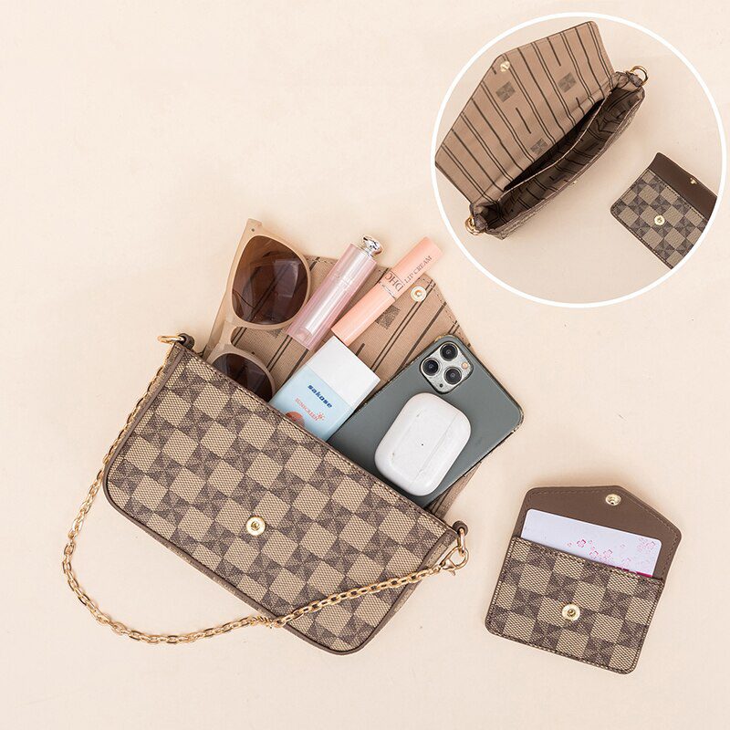 Damentasche mit Kartenhalter aus der Luxuskollektion