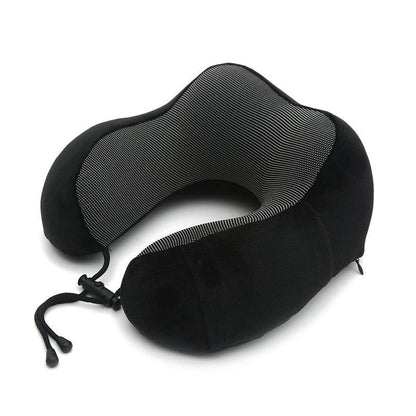 Almofada ortopédica massageadora de pescoço para viagem com máscara e protetor auditivo - Rede Canan