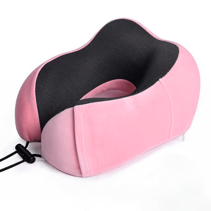 Almofada ortopédica massageadora de pescoço para viagem com máscara e protetor auditivo - Rede Canan