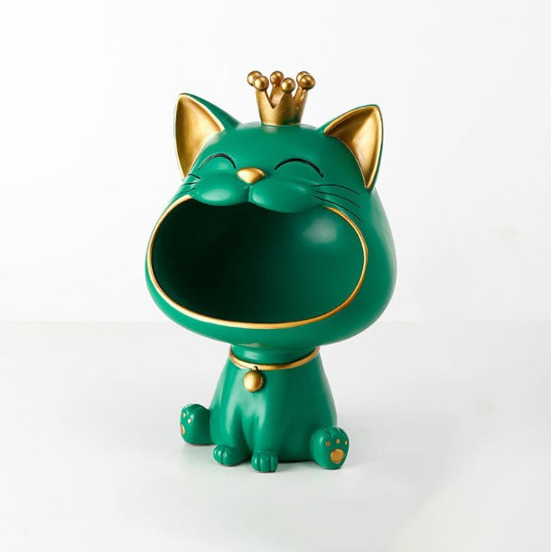 Cat holder with crown