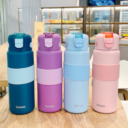 Leak-proof stainless steel thermos bottle 400ml/620ml