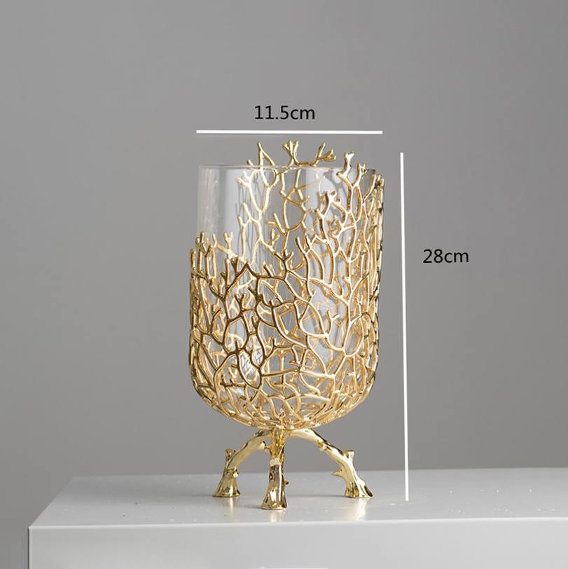 Anspruchsvolle Pflanzenvase aus Glas (Modell 13)