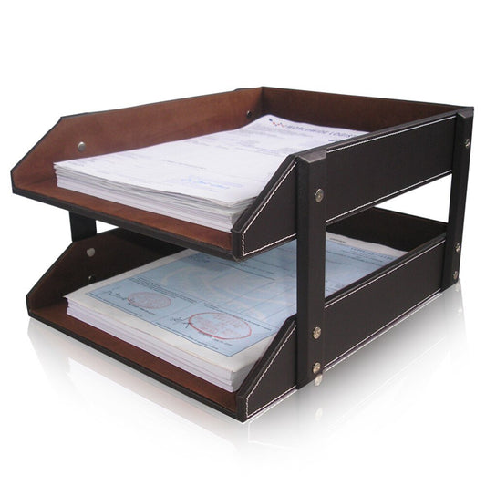 Double Office File Storage Tray