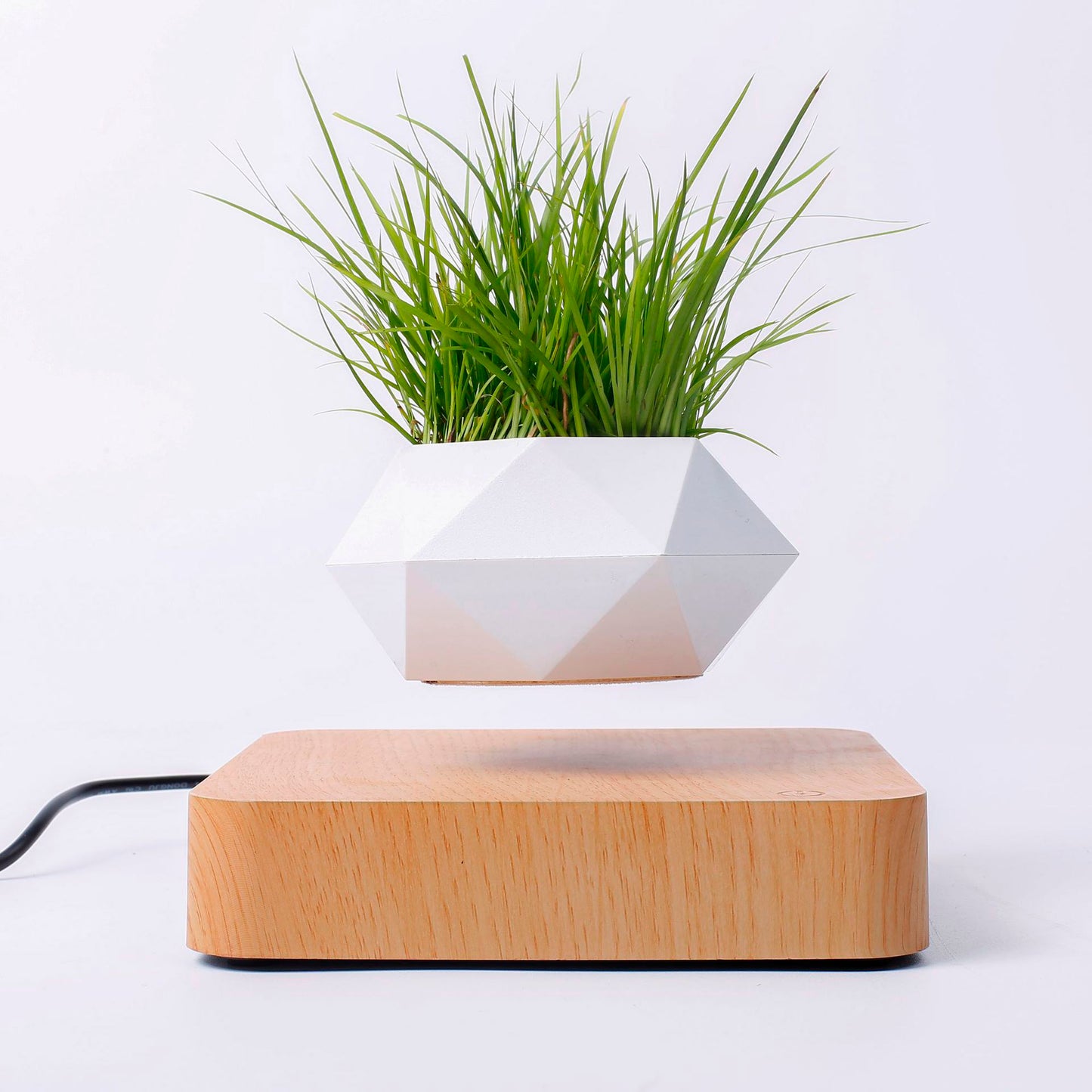 Plant pot with magnetic levitation and 360º rotation 2