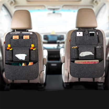 Storage compartment for car seat/seat