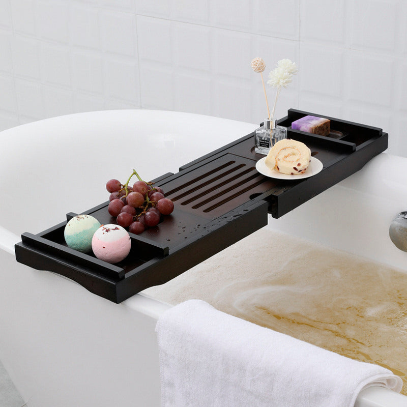 Bath table with attached support for iPad/Tablet and cell phone