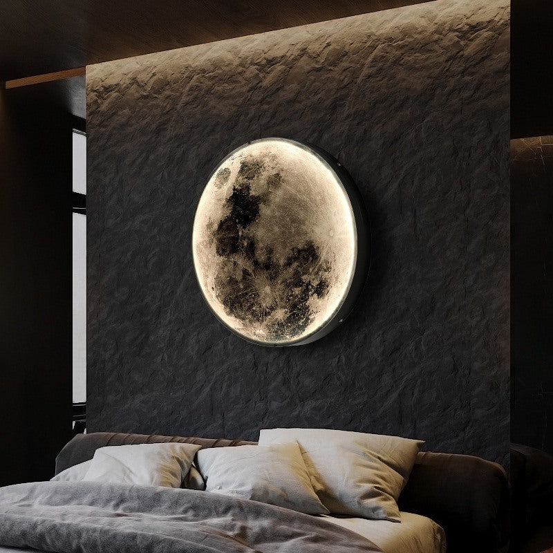Luminária sofisticada de parede lua